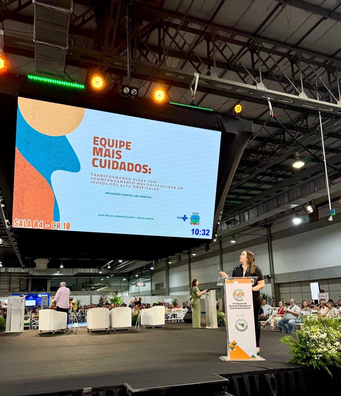 Apresentação no 9º Congresso COSEMS/SC